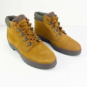 Timberland Lace Up Round Toe Ankle Combat Boots